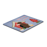 Caroline'S Treasures Dog House Collection Chocolate Labrador Mouse Pad, Multicolor, 7.75X9.25 (Bb2810Mp)