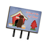 Caroline'S Treasures Dog House Collection Chocolate Labrador Leash Or Key Holder Bb2810Th68, Triple