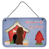 Caroline'S Treasures Dog House Collection Irish Water Spaniel Wall Or Door Hanging Prints Bb2817Ds812, 8 X 12, Multico