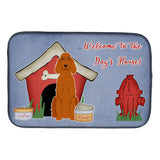 Caroline'S Treasures Dog House Collection Irish Setter Dish Drying Mat, 14 X 21
