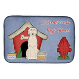Caroline'S Treasures Dog House Collection Irish Wolfhound Dish Drying Mat, 14 X 21