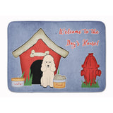 Caroline'S Treasures Dog House Collection Poodle White Floor Mat, 19 X 27, Multicolor