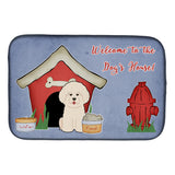 Caroline'S Treasures Dog House Collection Bichon Frise Dish Drying Mat, 14 X 21