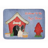 Caroline'S Treasures Dog House Papillon Black White Floor Mat, 19 X 27, Multicolor