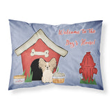 Caroline'S Treasures Dog House Collection Papillon Sable White Fabric Standard Pillowcase Bb2831Pillowcase, Multicolor