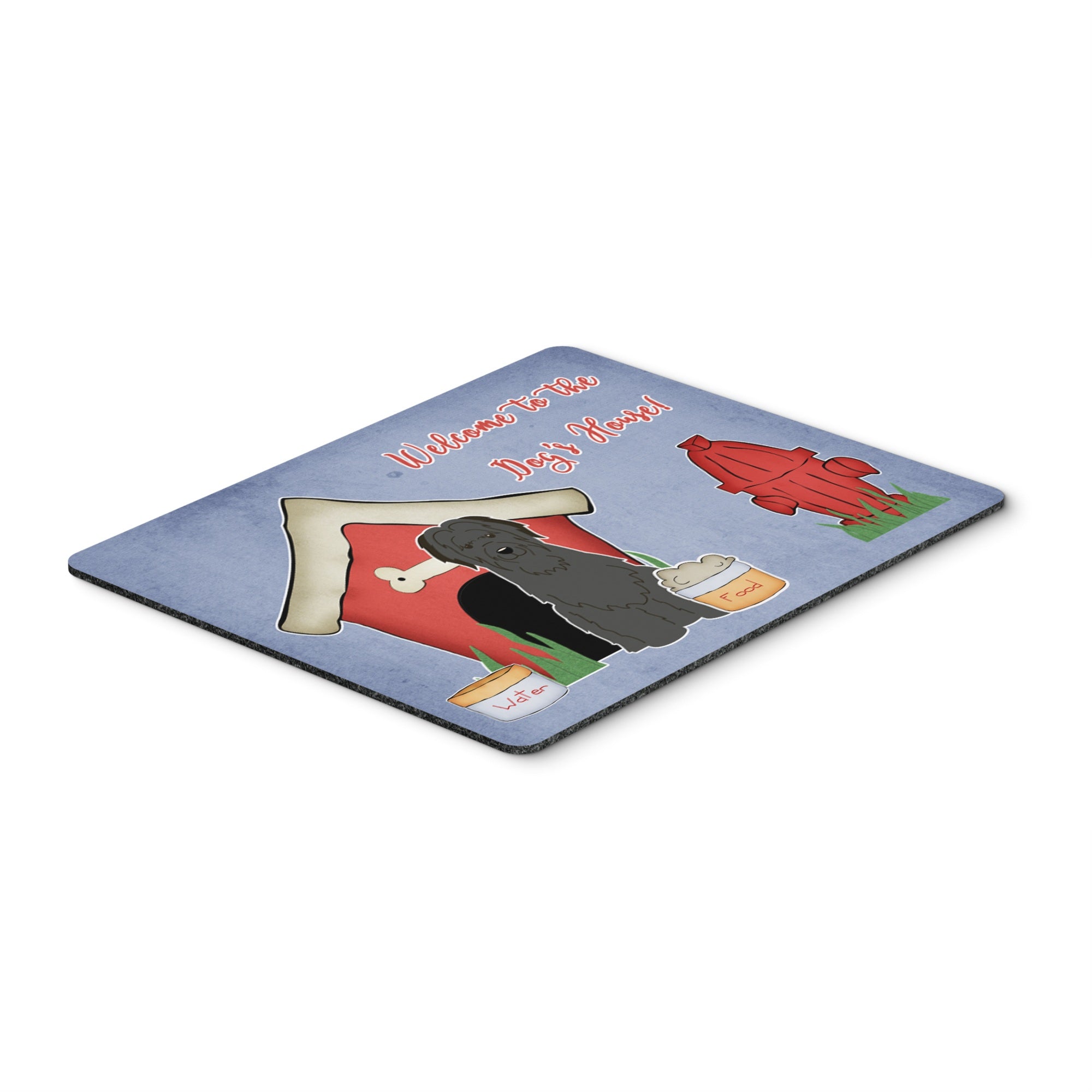Caroline'S Treasures Dog House Collection Briard Black Mouse Pad, Multicolor, 7.75X9.25 (Bb2835Mp)
