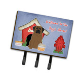 Caroline'S Treasures Dog House Collection Bullmastiff Leash Or Key Holder Bb2838Th68, Triple, Multicolor