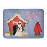 Caroline'S Treasures Dog House Shih Tzu Black White, 19 X 27, Multicolor