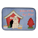Caroline'S Treasures Dog House Collection Cocker Spaniel Buff Dish Drying Mat, 14 X 21