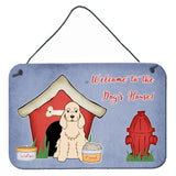 Caroline'S Treasures Dog House Collection Cocker Spaniel Buff Wall Or Door Hanging Prints Bb2848Ds812, 8Hx12W, Multicolor