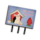 Caroline'S Treasures Dog House Collection Cocker Spaniel Buff Leash Or Key Holder Bb2848Th68, Triple