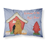 Caroline'S Treasures Dog House Collection Cocker Spaniel Red Fabric Standard Pillowcase Bb2849Pillowcase, Multicolor