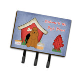 Caroline'S Treasures Dog House Collection Cocker Spaniel Red Leash Or Key Holder Bb2849Th68, Triple