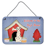 Caroline'S Treasures Dog House Collection Dalmatian Wall Or Door Hanging Prints Bb2851Ds812, 8Hx12W