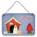 Caroline'S Treasures Dog House Collection Wire Fox Terrier Wall Or Door Hanging Prints Bb2855Ds812, 8Hx12W
