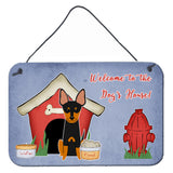 Caroline'S Treasures Dog House Collection English Toy Terrier Wall Or Door Hanging Prints Bb2863Ds812, 8Hx12W