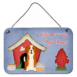 Caroline'S Treasures Dog House Collection English Foxhound Wall Or Door Hanging Prints Bb2864Ds812, 8Hx12W, Multicolor