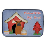 Caroline'S Treasures Bb2865Ddm Dish Drying Mat, 14 X 21, Dog House
