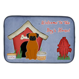 Caroline'S Treasures Bb2869Ddm Dish Drying Mat, 14 X 21, Dog House