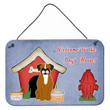 Caroline'S Treasures Dog House Collection Flashy Fawn Boxer Wall Or Door Hanging Prints Bb2870Ds812, 8Hx12W