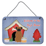 Caroline'S Treasures Dog House Collection Brindle Boxer Wall Or Door Hanging Prints Bb2871Ds812, 8Hx12W, Multicolor