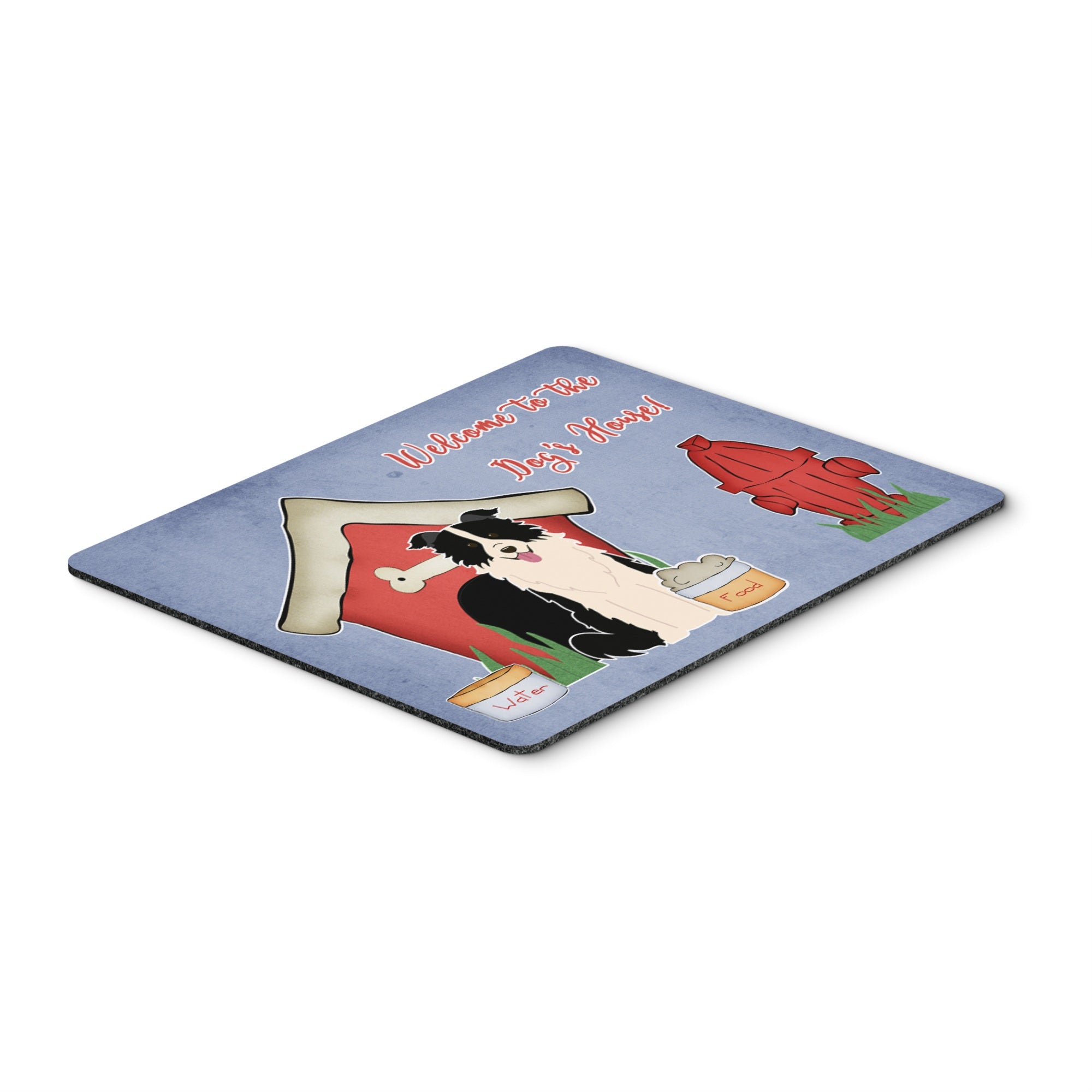 Caroline'S Treasures Border Collie Black White Mouse Pad, Multicolor, 7.75X9.25 (Bb2872Mp)