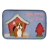 Caroline'S Treasures Bb2874Ddm Dish Drying Mat, 14 X 21, Dog House
