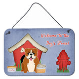 Caroline'S Treasures Dog House Collection English Bulldog Red White Wall Or Door Hanging Prints Bb2874Ds812, 8Hx12W, Multicolo