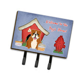 Caroline'S Treasures Dog House Collection English Bulldog Red White Leash Or Key Holder Bb2874Th68, Triple, Multicolor