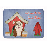 Caroline'S Treasures Dog House English Bulldog Brindle White, 19 X 27, Multicolor