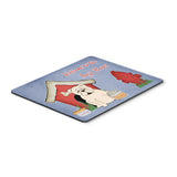 Caroline'S Treasures Dog House Collection English Bulldog White Mouse Pad, Multicolor, 7.75X9.25 (Bb2877Mp)