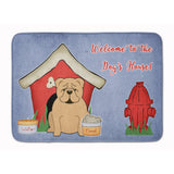 Caroline'S Treasures Dog House English Bulldog Fawn Floor Mat, 19 X 27, Multicolor