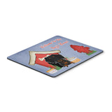 Caroline'S Treasures Wire Haired Dachshund Black Tan Mouse Pad, Multicolor, 7.75X9.25 (Bb2881Mp)