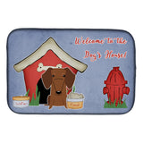 Caroline'S Treasures Bb2884Ddm Dish Drying Mat, 14 X 21, Dog House