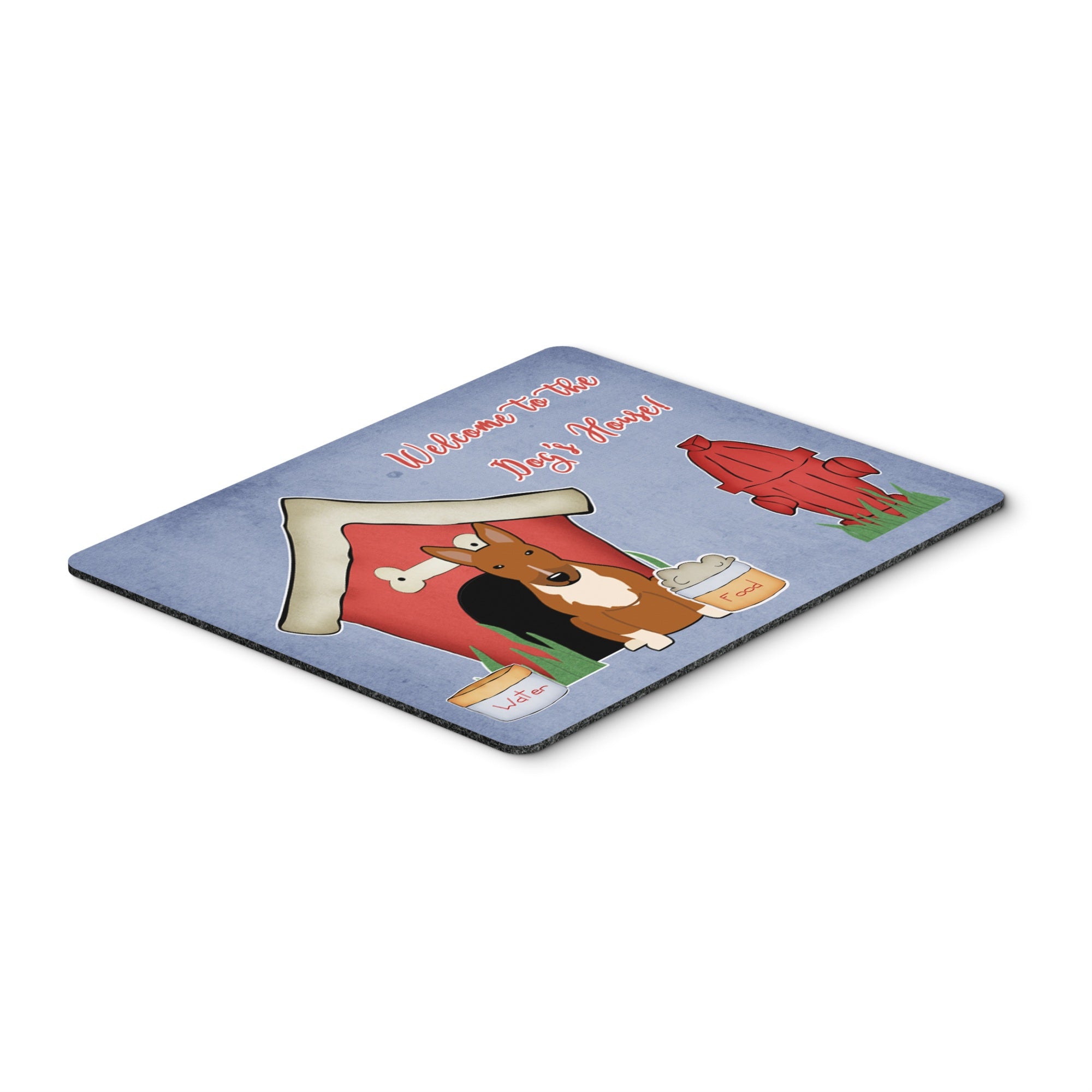 Caroline'S Treasures Dog House Collection Bull Terrier Red Mouse Pad, Multicolor, 7.75X9.25 (Bb2888Mp)