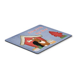 Caroline'S Treasures Dog House Collection Bull Terrier Red Mouse Pad, Multicolor, 7.75X9.25 (Bb2888Mp)