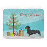 Caroline'S Treasures Dachshund Merry Christmas Tree Floor Mat, 19 X 27, Multicolor