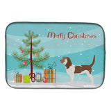 Caroline'S Treasures Grand Basset Griffon Vendeen Merry Christmas Tree Dish Drying Mat, 14 X 21, Multicolor