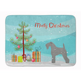 Caroline'S Treasures Kerry Blue Terrier Merry Christmas Tree Floor Mat, 19 X 27, Multicolor