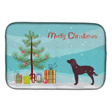 Caroline'S Treasures American Water Spaniel Merry Christmas Tree Dish Drying Mat, 14 X 21