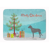 Caroline'S Treasures Irish Wolfhound Merry Christmas Tree Floor Mat, 19 X 27, Multicolor