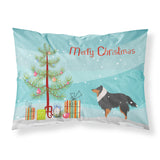 Caroline'S Treasures Christmas Tree Sheltie/Shetland Sheepdog Merry Fabric Standard Pillowcase Bb2948Pillowcase