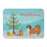 Caroline'S Treasures Pekingese Merry Christmas Tree Floor Mat, 19 X 27, Multicolor