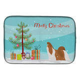 Caroline'S Treasures Shih Tzu Merry Christmas Tree Dish Drying Mat, 14 X 21