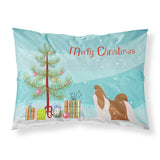 Caroline'S Treasures Christmas Tree Shih Tzu Merry Fabric Standard Pillowcase Bb2964Pillowcase