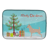 Caroline'S Treasures Chihuahua Merry Christmas Tree Dish Drying Mat, 14 X 21