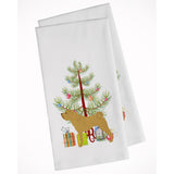 Shar Pei Merry Christmas Tree White Kitchen Towel Set Of 2