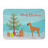 Caroline'S Treasures Boxer Merry Christmas Tree Floor Mat, 19 X 27, Multicolor