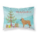 Caroline'S Treasures Christmas Tree Belgian Shepherd Merry Fabric Standard Pillowcase Bb2979Pillowcase