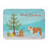 Caroline'S Treasures English Bulldog Merry Christmas Tree Floor Mat, 19 X 27, Multicolor